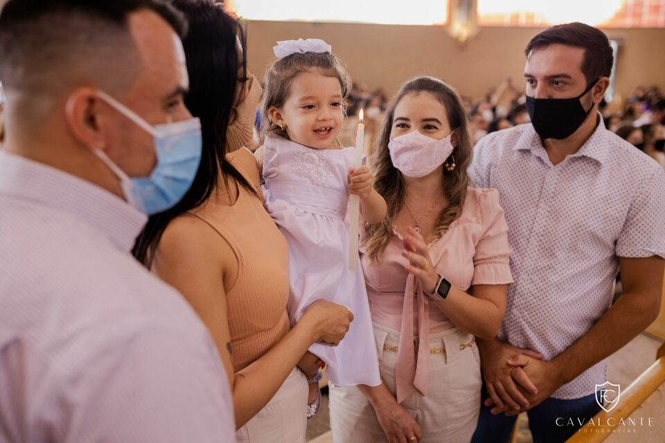 O dia do Batismo da Maria Clara