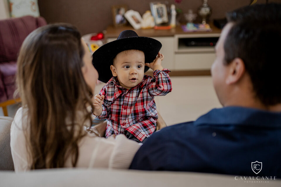 Leonardo 1 Ano | Ensaio em casa