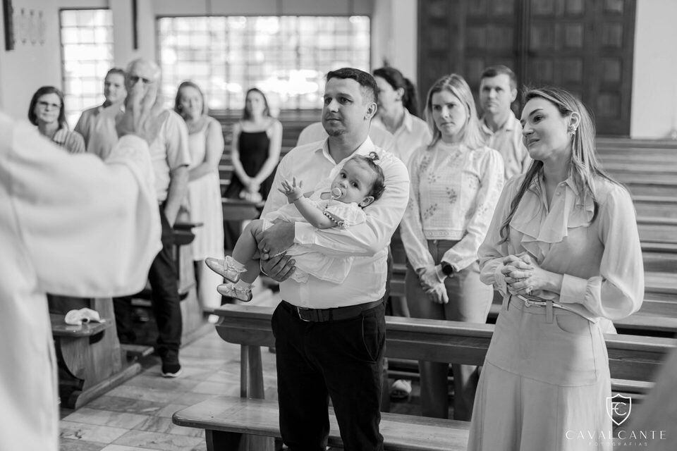 O dia do Batismo da Luísa